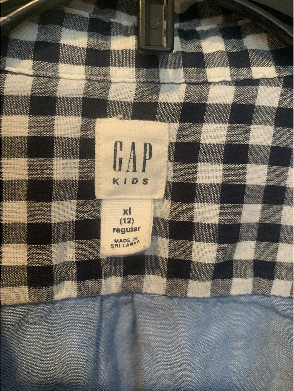 LOT Of 2 Gap Kids Button Down Size XL Long Sleeve Cotton Shirts
